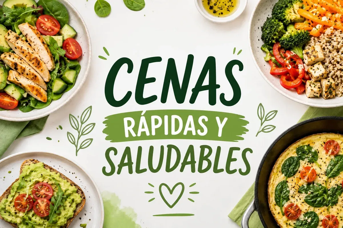 Cenas rápidas y saludables: ensaladas, bowls, tostas y tortillas